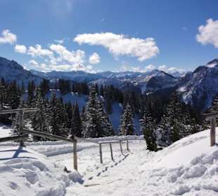 Winterwanderung am Tegelberg