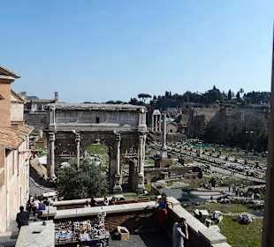 Forum Romanum mit Septimius  Severus Bogen