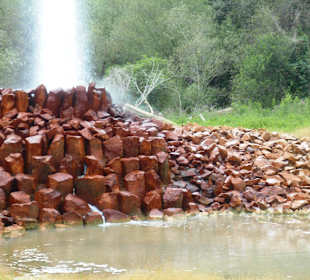 Geysir in Aktion