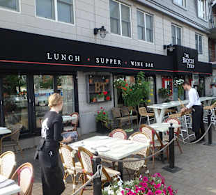 Blick auf das Restaurant