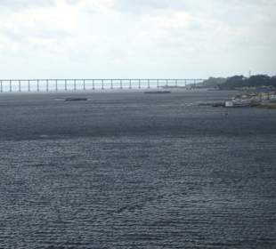 Teilabschnitt des Brückenbauwerks