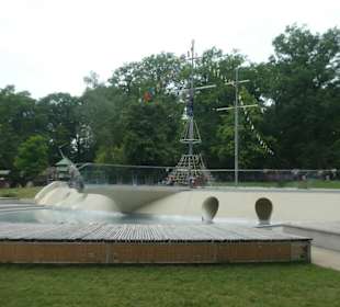 Bei einem Bummel durch den Wildpark an den Eichen