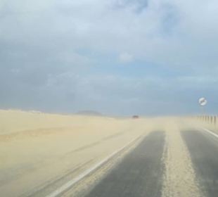 Dünen vor Corralejo Sandsturm