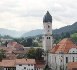 Blick auf die Pfarrkirche