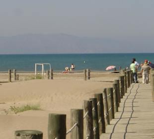 Zugang zum Strand Riumar Riomar