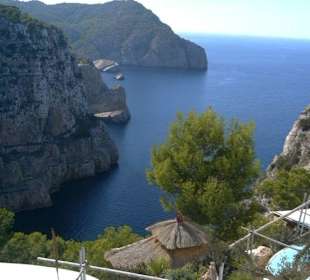 Blick von der Terrasse des Hotel Hazienda