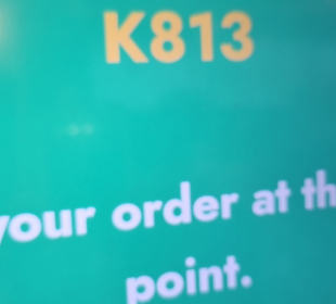 Bildschirm mit unserer Nummer