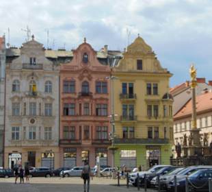 Häuser am Náměstí Republiky