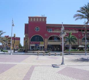 Weg zu den Einkaufszentren