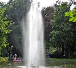 Die Fontäne in den Graftanlagen