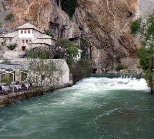 Klasztor Derwiszów z oddali