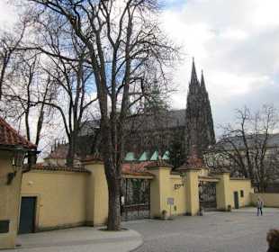 Auf dem Weg zum Eingang