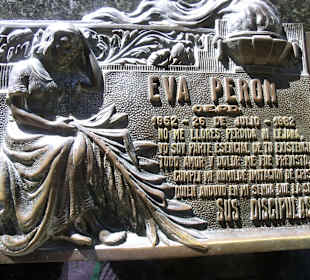 Grab von Evita Peron