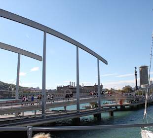 Hafen mit Blick Richtung City/Montjuic