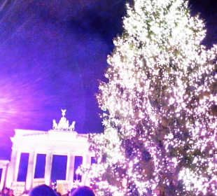 Brama Brandenburska zimą