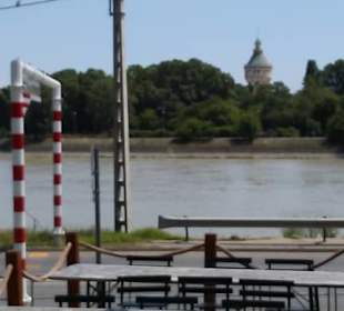 Blick von Buda auf den Wasserturm