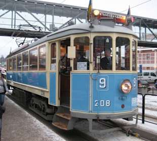 Historische Straßenbahn Liseberg in Göteborg