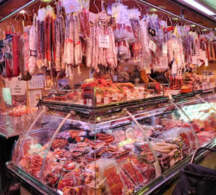 Rundgang durch die Markthalle La Boqueria