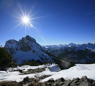 Sonnenwinter auf dem nahen Breitenberg (10 Min.)