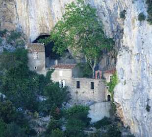 Die Einsiedelei in der Gorges de Galamus