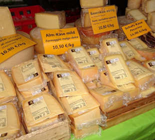 Eindrücke vom Meraner Freitagsmarkt