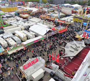 Der Freimarkt 2018 aus Vogelperspektive
