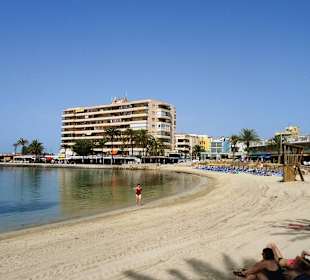 Strand in Nähe des Hotels