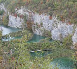 Bei den Plitvicer Seen