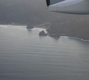 Очертания Новой Зеландии сверху.