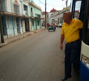 Piko bei der Stadtrundfahrt