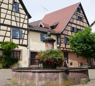 Brunnen am Place Voltaire
