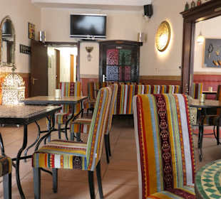 Beim marokkanischen Rest. Tajine zum Abendessen