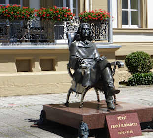 Denkmal für Franz II. Rákóczi (der nie hier war)