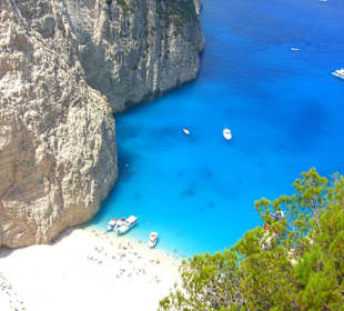 Blick auf Schiffwrackbucht