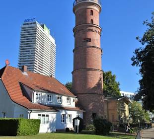 Außenansicht des Leuchtturms Travemünde
