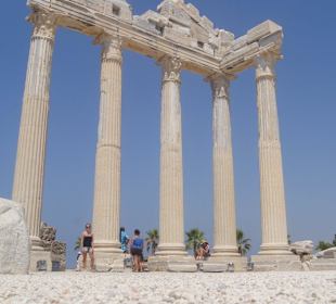 Apollo tempel in Side.