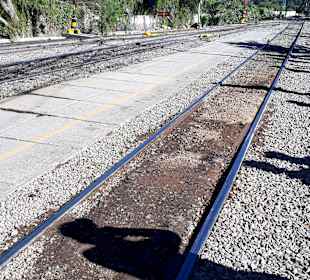 Bahnhof Stadt Ollantaytambo