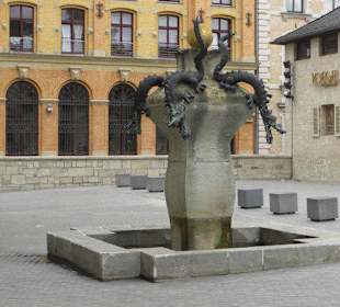 Altstadt Halle Drachenbrunnen
