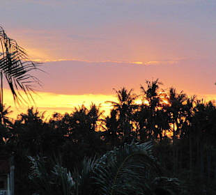 Paesaggio al tramonto