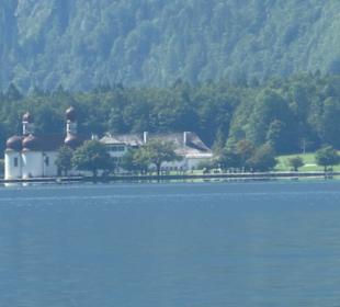 Die Wallfahrtskapelle St. Bartholomä am Königssee