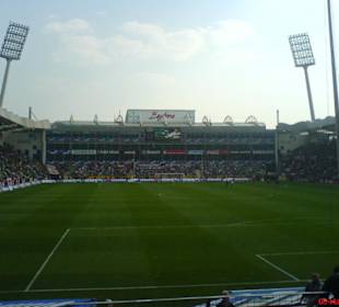 Die BayArena vor dem Umbau