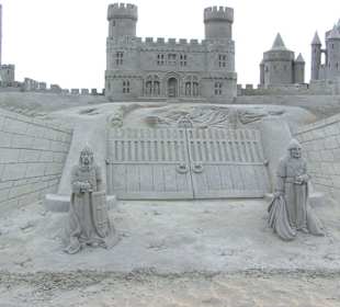 Anfang der Sandburg