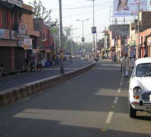Straße in Agra