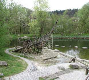 Wasserspiele für die Kleinen am Roccopark