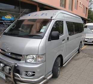 Top Minibus zum Transport in den Hafen
