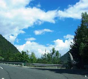 Rechts parken super Aussicht