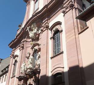 Bei der sehenswerten Augustinerkirche in Mainz