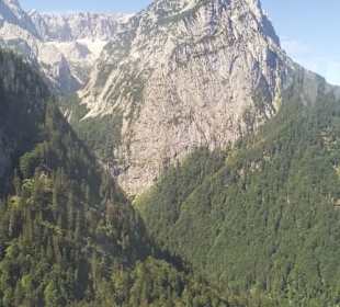 Ausblick aus der Alpspitzbahn