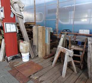 Rundgang über das Gelände der Museumswerft