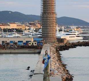 Hafenausfahrt Livorno